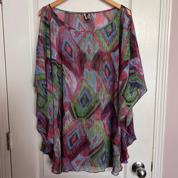 Kenneth Cole Reaction Mini Kaftan / Cover Up - Picture 1 of 5